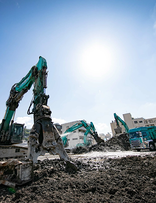 安心・安全・迅速の解体工事から、未来を創る会社です